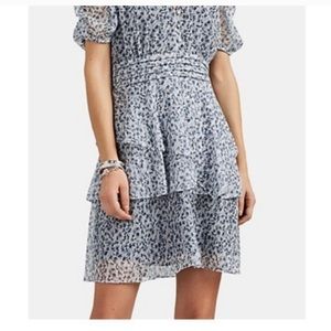 Fiveseventyfive Floral Chiffon Mini Dress